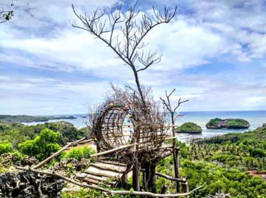 ホテル Arrys Watukarung Surfcamp Kalak エクステリア 写真